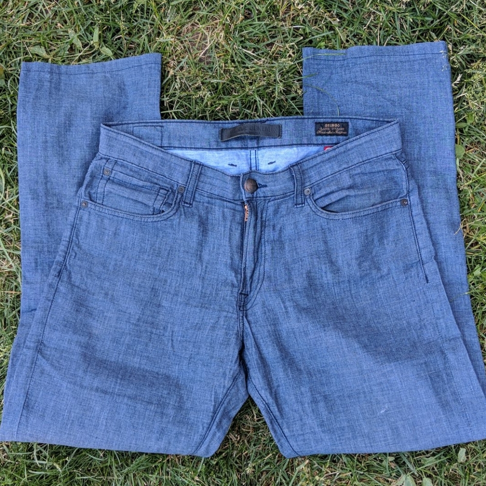 Agave Men's 👖 size 32x30 light hand crafted jeans/denim/Casual pants.